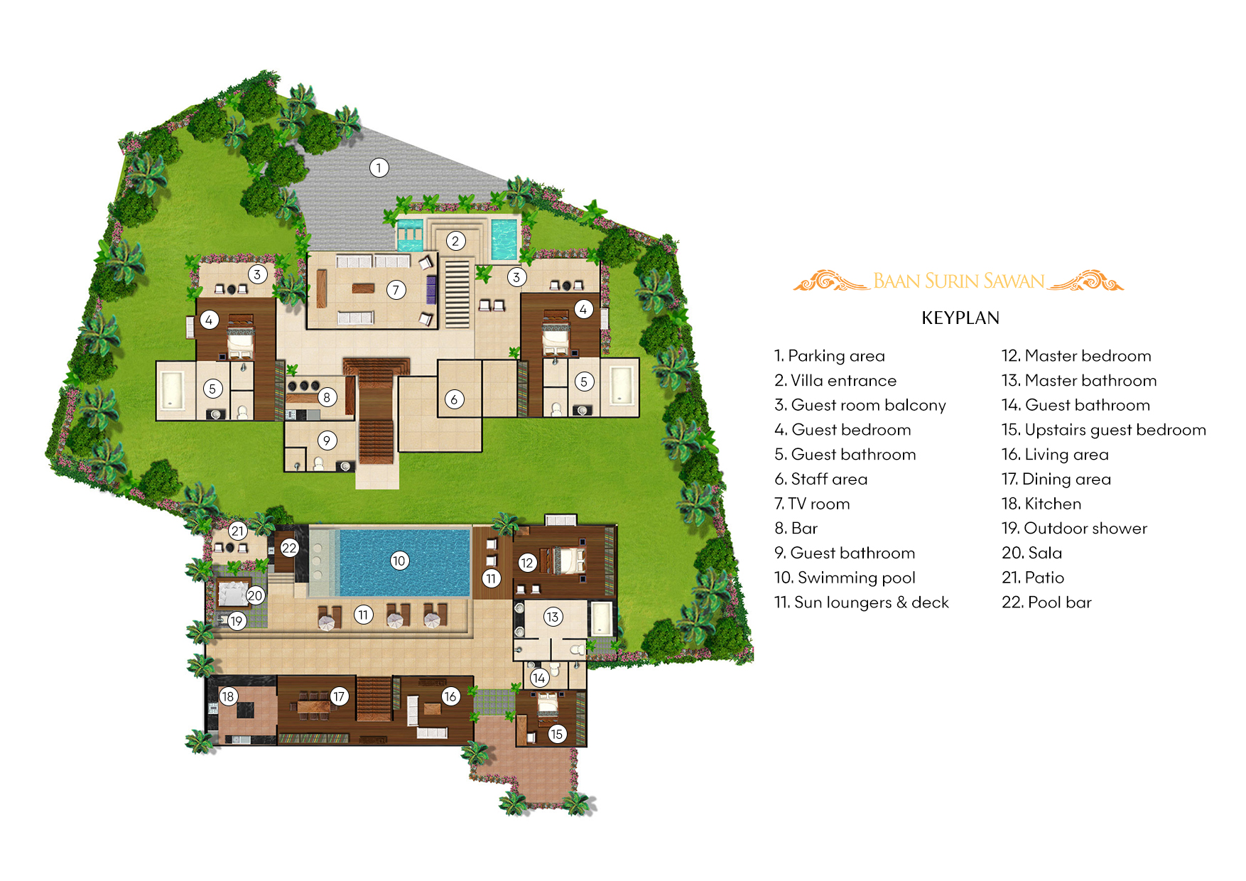 Baan Surin Sawan Floorplan